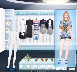 Игра Одевалка Stella McCartney Resort 2012 фото